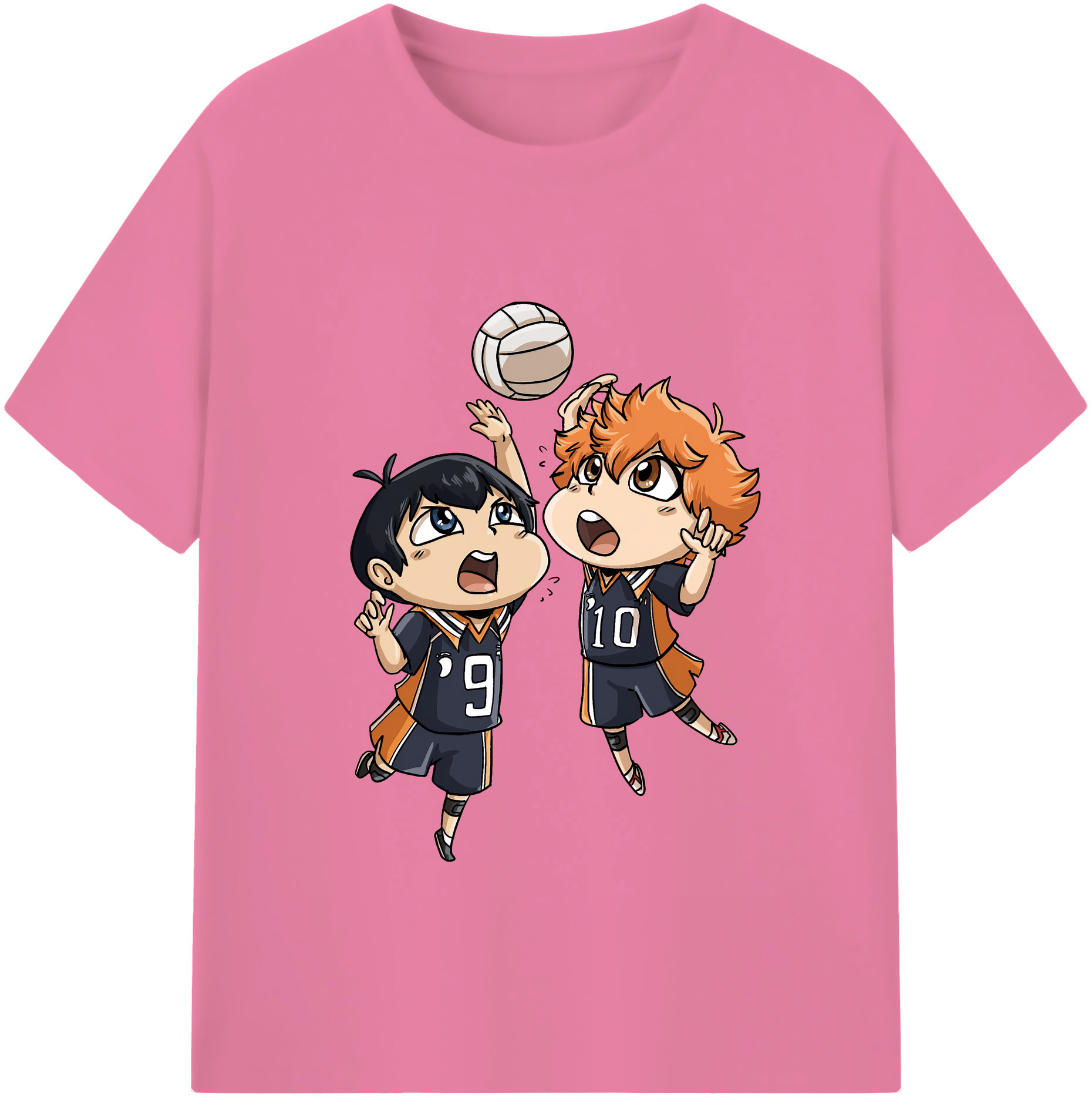 （画像用） ハイキュー!! Haikyu!! 綿100％半袖Tシャツ（フロントプリント）